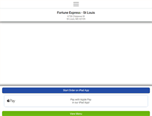Tablet Screenshot of fortuneexpresssaintlouis.com